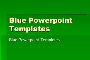 Blue Powerpoint Templates