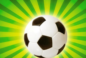 modello di PowerPoint Brasile Calcio Coppa del Mondo di calcio