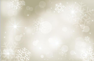 Brown star light halo snowflake PPT background picture
