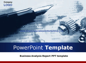 modèle Rapport d'analyse d'entreprise PPT