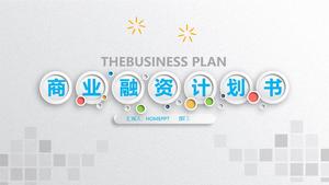 Modelo de PPT de plano de financiamento de projeto de negócios