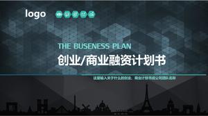 Template PPT Rencana Pembiayaan Bisnis Startup