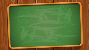 Campus blackboard effect PPT background picture