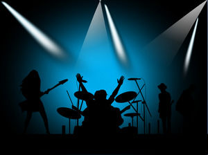 Cartoon Konzert Dynamisches Ppt Hintergrundbild Herunterladen Powerpoint Vorlagen Kostenloser Download