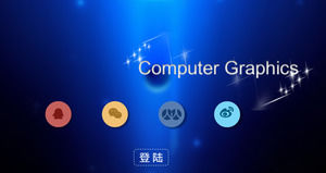 CG technology ppt animation download PPT template