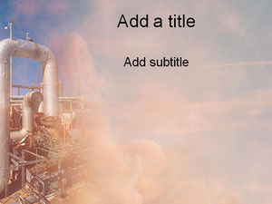 Chemical raw materials leak - environmental themes PPT templ Chemical raw materials leak - environmental themes PPT templ