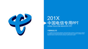 Template PPT Laporan Kerja Telekomunikasi China