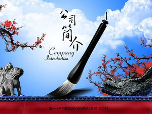 China Wind Company Profile PPT template