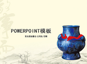 Chinese Ceramic Background Slideshow Template Download