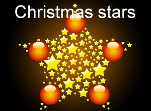عيد الميلاد نجوم