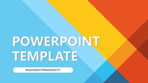 Color multi-function universal PPT template download