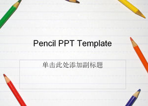 彩色鉛筆powerpoint模板免費下載 彩色鉛筆powerpoint模板免費下載