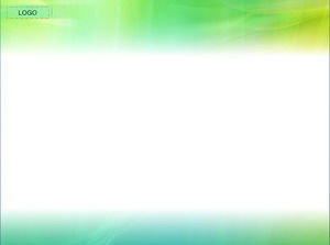 Colorful green technology PPT background picture