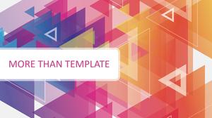 Colorful triangle multi-purpose PPT template
