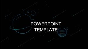 Cosmic Planet Dynamic Meteor PPT Template