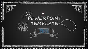 Creative Blackboard Chalk Effect PPT Template