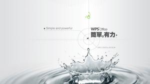 Creative Dynamic Splashing PPT Template