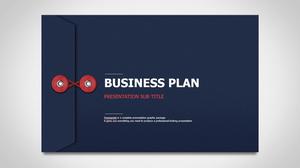 Креативный бумажный пакет бизнес PPT шаблон