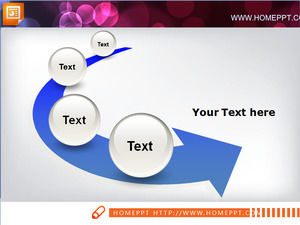 Crystal Ball PPT Flowchart Template