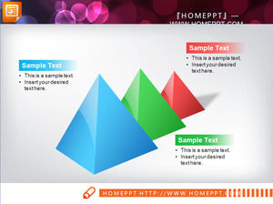 Kristallgeometrie Pyramide Stufe Beziehung PPT-Diagramm