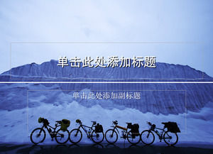 Ciclismo template ppt di viaggio