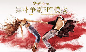 Dança floresta hegemonia dança PPT template
