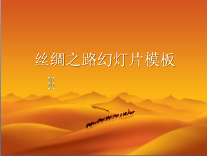 camelos do deserto realizar-se o modelo Silk Road Slideshow