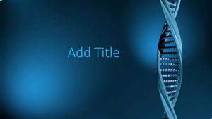 DNA double helix structure slide template