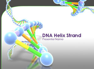 Prezentacja helisy DNA strand