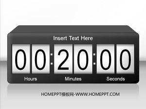Динамическое открытие часы обратного отсчета скачать PPT анимации