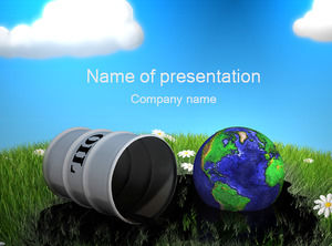 Modello di PowerPoint naturali della Terra