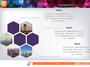 Elegant Purple Micro Stereo Individual Contest PPT Chart Download