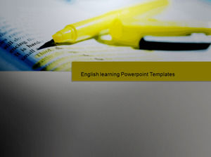 İngilizce öğrenme Powerpoint Şablonları