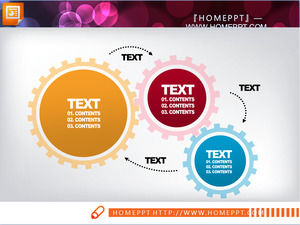 Rafinat diagramă PowerPoint șablon pachet de descărcare