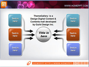 Exquisita diagrama de descarga PPT