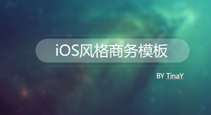 Plantilla de ppt de estilo ios estrella de fantasía Plantilla de ppt de estilo ios estrella de fantasía