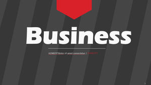 Moda mare dungi diagonală atmosfera elegant roșu negru de afaceri ppt șablon