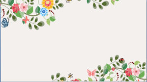 Four fresh art handwriting slideshow background image free download