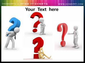 علامة استفهام Powerpoint تحميل مجانا