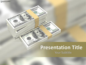 Plantilla de PowerPoint gratis - paquete de dólares