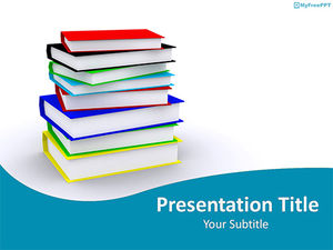 Modelo de PowerPoint Grátis - livros educativos