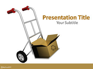 Free Fragile Cart PowerPoint Template