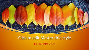 Libero autunno moderna PowerPoint Template Design