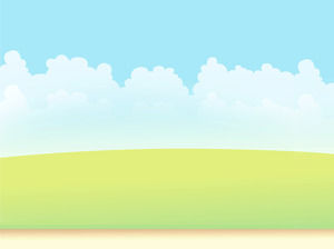 Fresh and elegant cartoon slideshow background template download