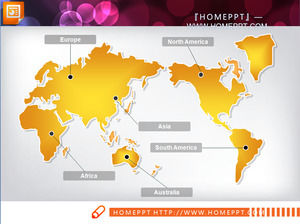 الذهبي مخطط قالب PowerPoint حزمة تحميل