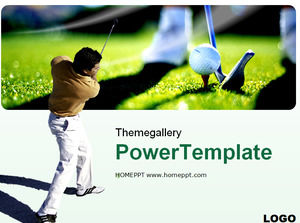 sports sports Golf modèle PPT