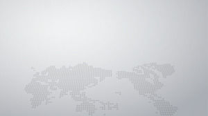 Gray world map dot matrix background PPT background image