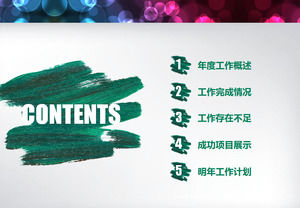 Resumen de trabajo práctico plano verde carta PPT Daquan