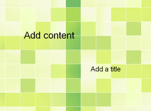 Yeşil ekose arka plan Powerpoint Şablonları
