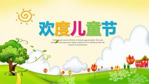 Happy Children's Day PPT template download